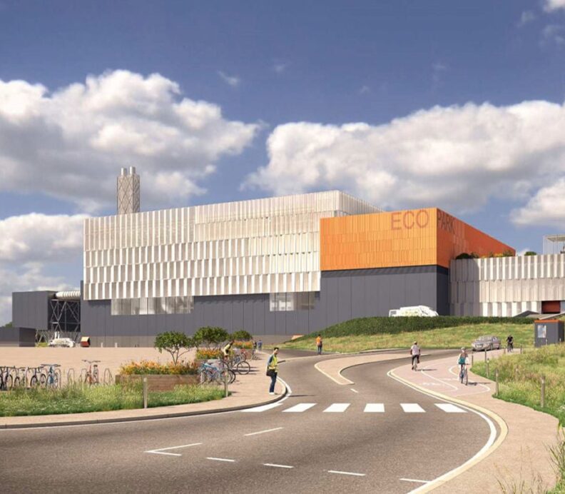 modern power station